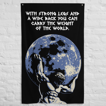 Strong Legs Wide Back Gym Flag