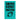 A rectangular gym flag with a teal background featuring the text 'SWING SQUAT SNATCH' in bold capital letters along with an illustration of a kettlebell.