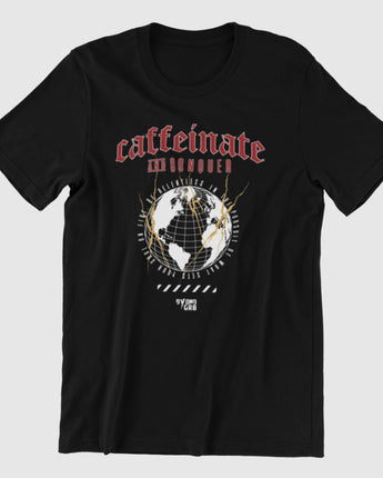 Caffeinate and Conquer Graphic Gym Tee