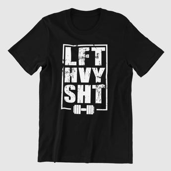 LFT HVY SHT Gym T-Shirt  (Athletic Fit)